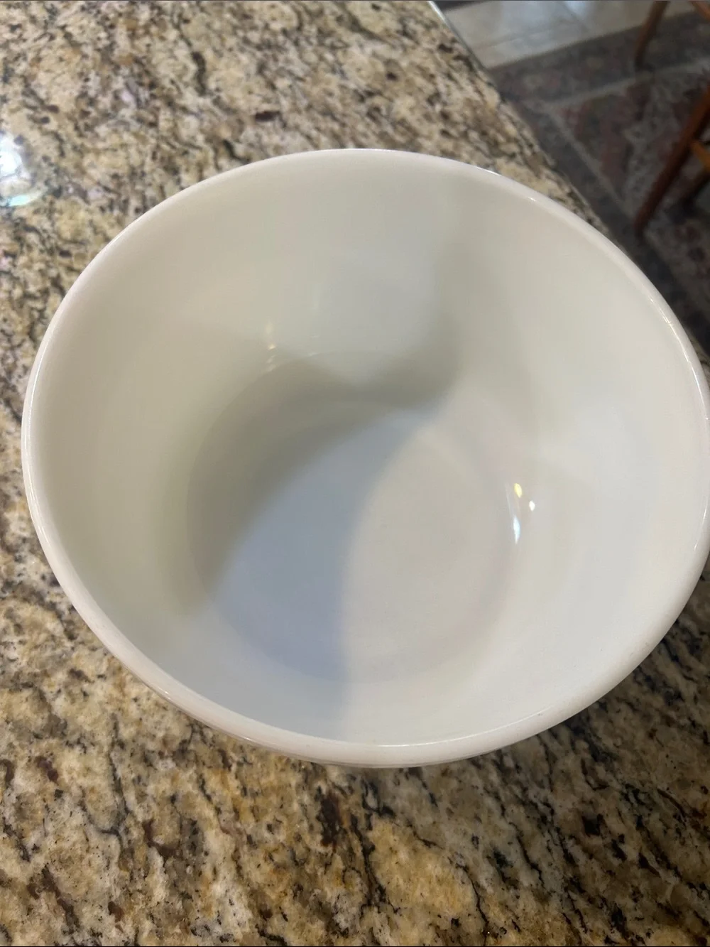 Vintage Large Pyrex White Milk Glass Mixing Bowl